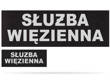 SŁUŻBA WIĘZIENNA zestaw emblematów odblaskowych