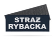 STRAŻ RYBACKA emblemat odblaskowy