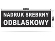 STRAŻ emblemat odblaskowy