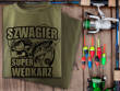 Wędkarska koszulka T-shirt nadruk SZWAGIER SUPER WĘDKARZ